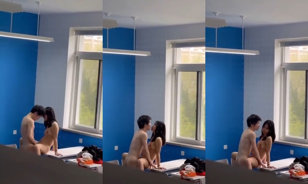 Bokep Indo – Pasangan Mahasiswa Ngewe Bugil Didalam Kelas