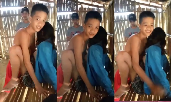 Bokep Indo – Gadis Desa Diganbang Digubuk Oleh Teman-temannya