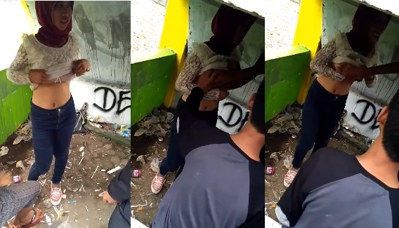 Bokep Indo – Pernah Viral Gadis Desa Digrepe Di Tongkrongan
